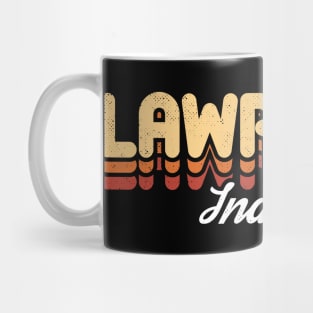 Retro Lawrence Indiana Mug